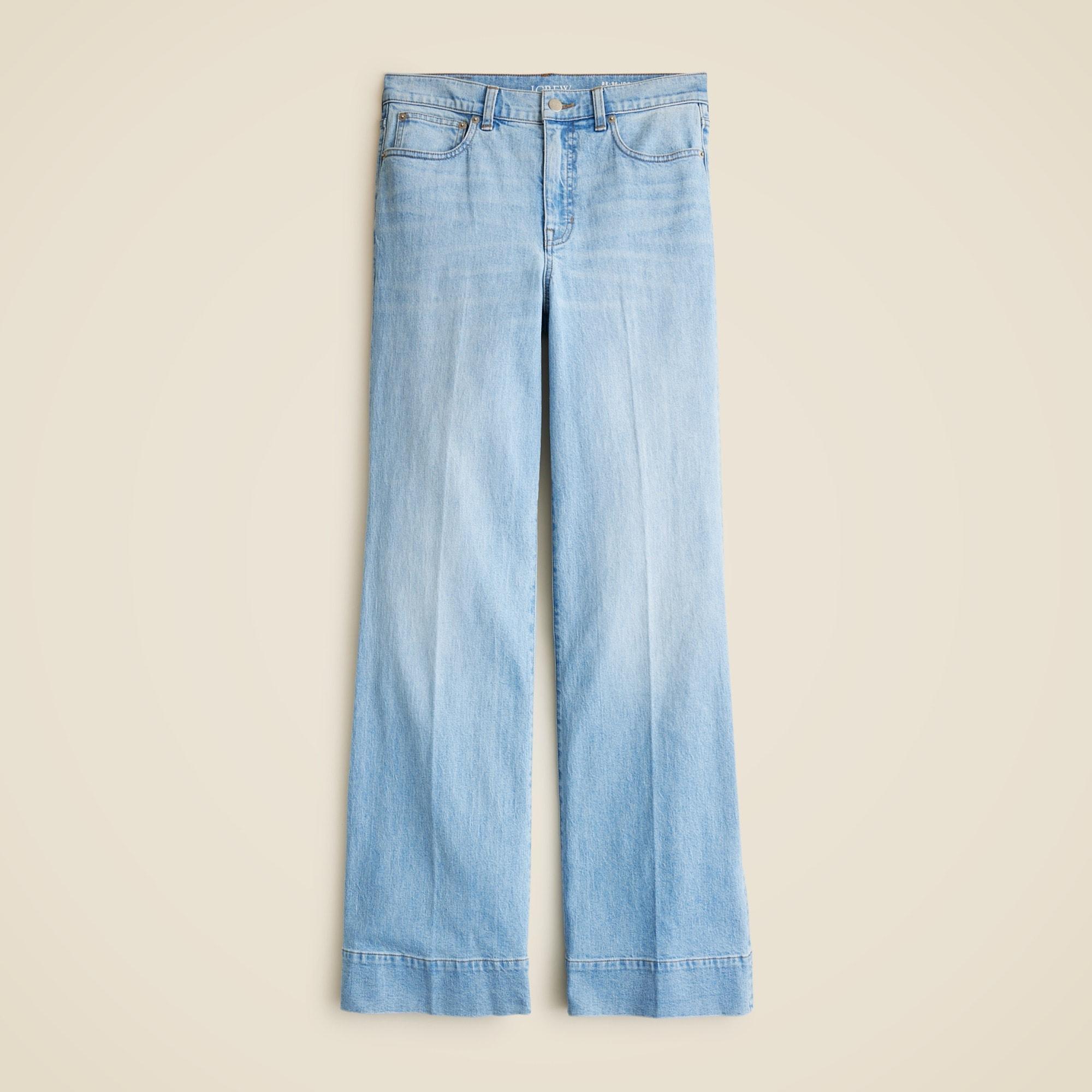 New high-rise denim trouser jean Product Image