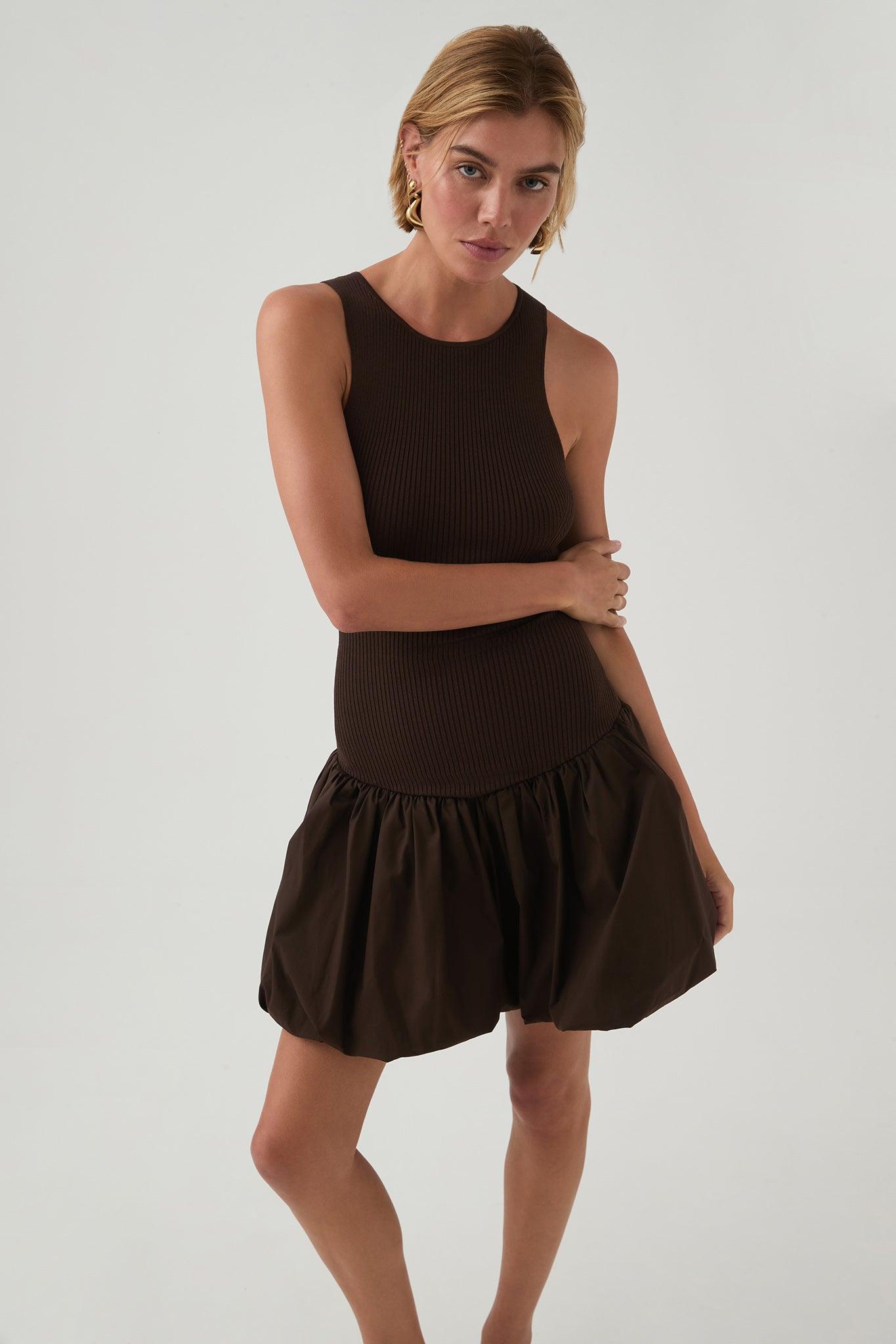 Havana Bubble Mini Dress Product Image