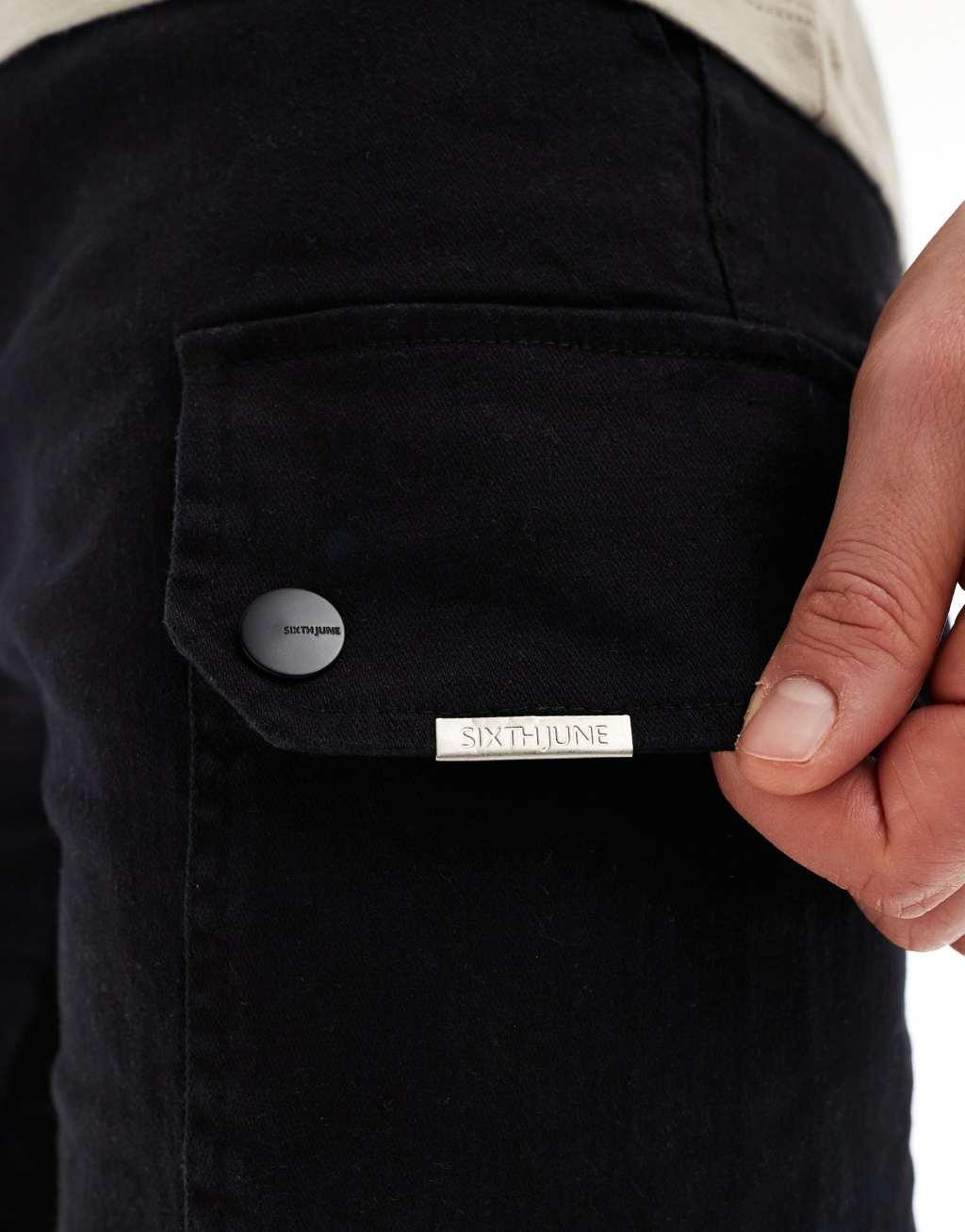 Sixth June cargo shorts in black Product Image