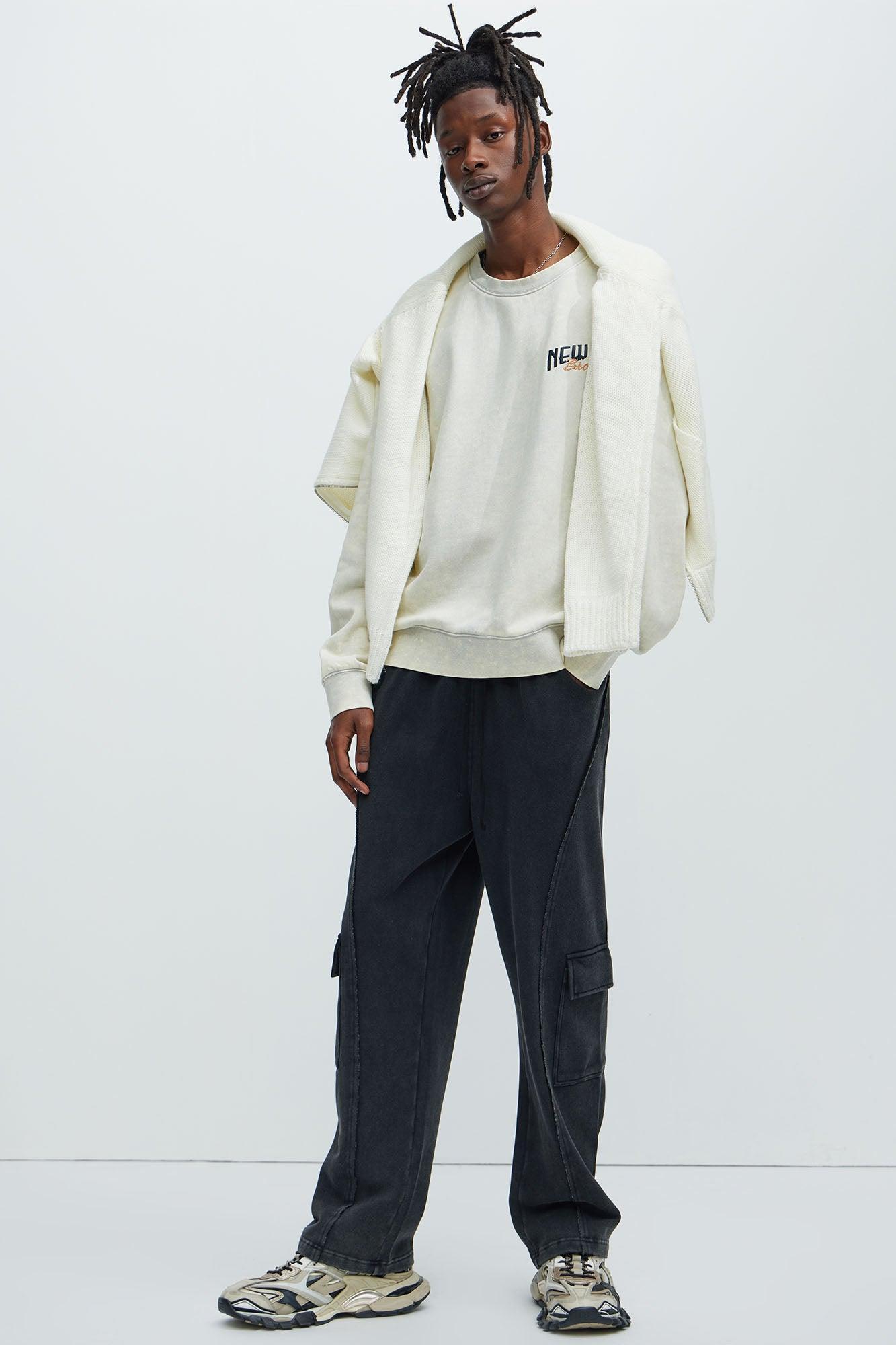 Dylan Cargo Sweatpants - Black Product Image