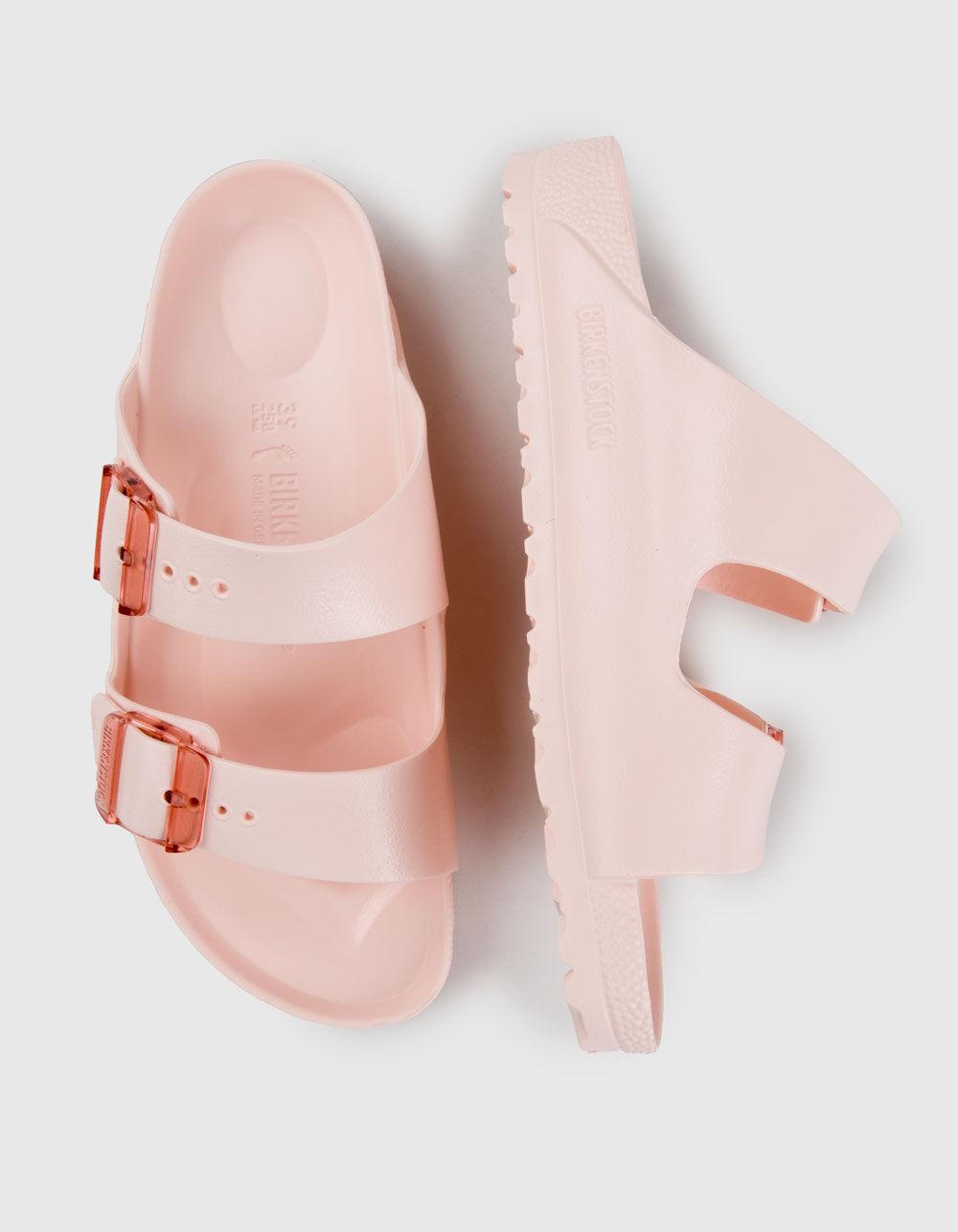 BIRKENSTOCK Arizona Stealth Buckle EVA Womens Sandals - ROSE Product Image
