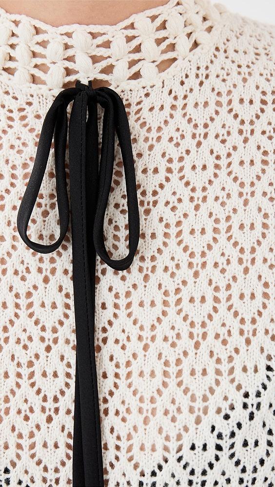 Tanner Fletcher Patsy Pointelle Knit Midi Dress | Shopbop Product Image