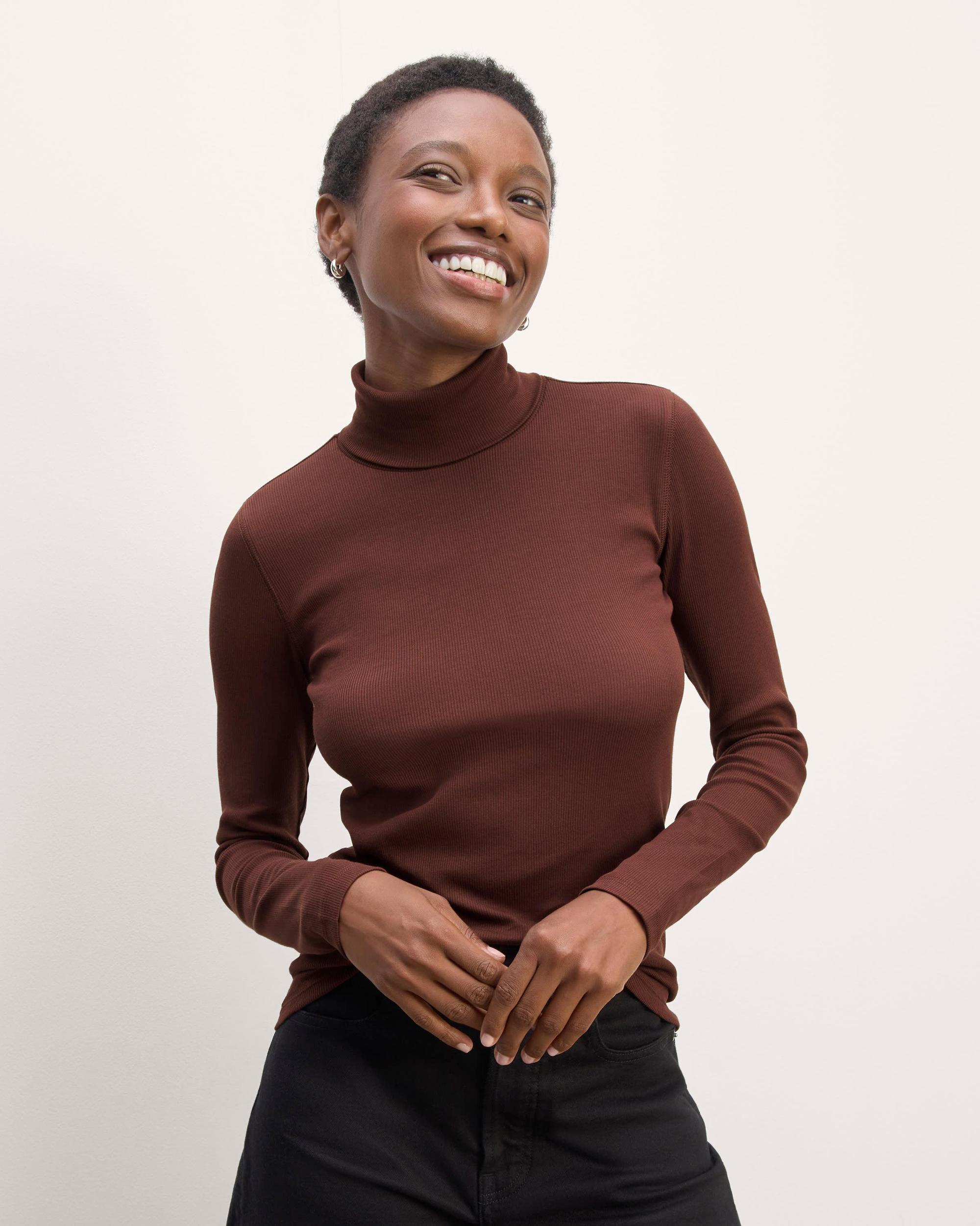 Womens Luxe Rib Turtleneck Sweater by Everlane Product Image