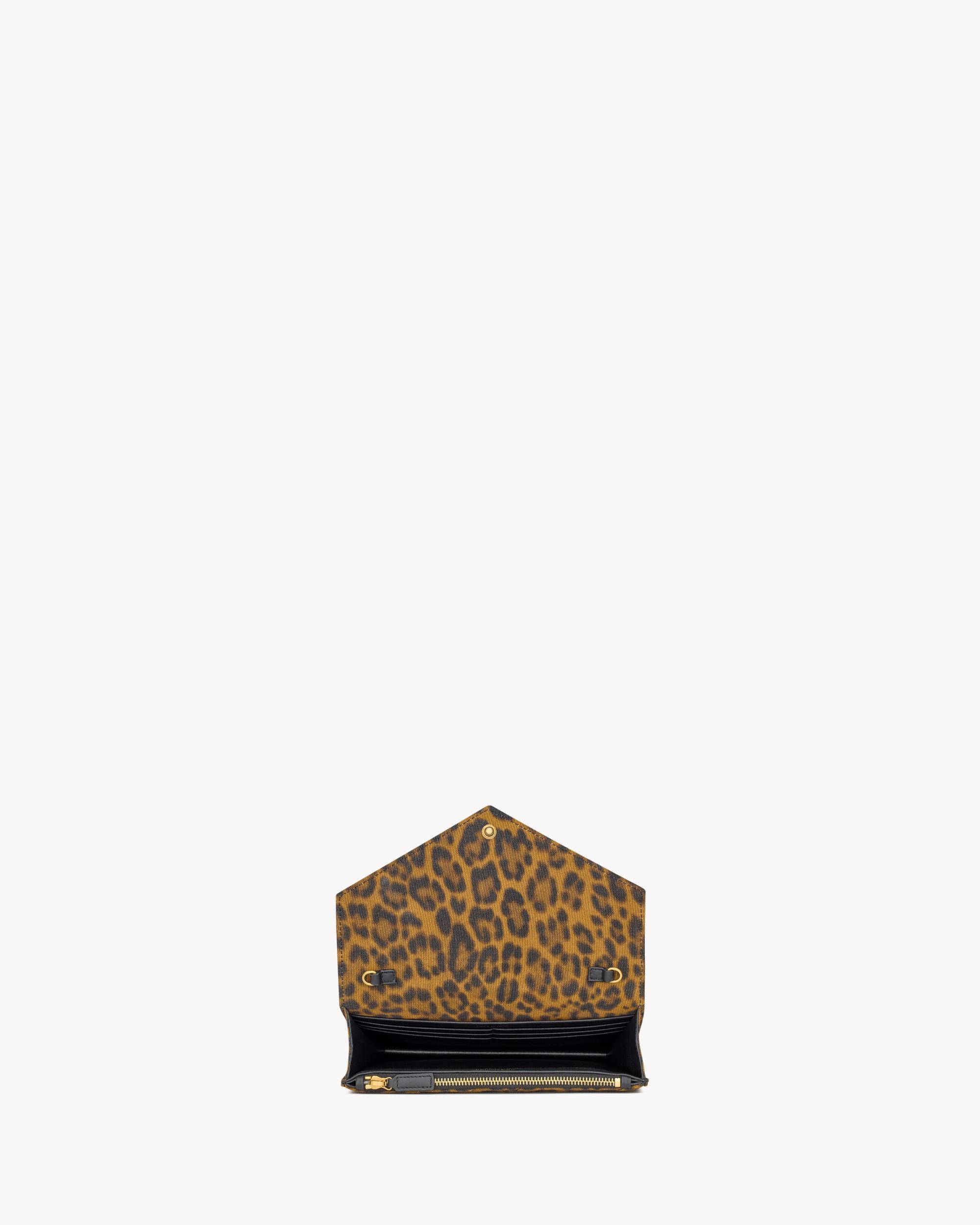 CASSANDRE envelope chain wallet in canvas Product Image