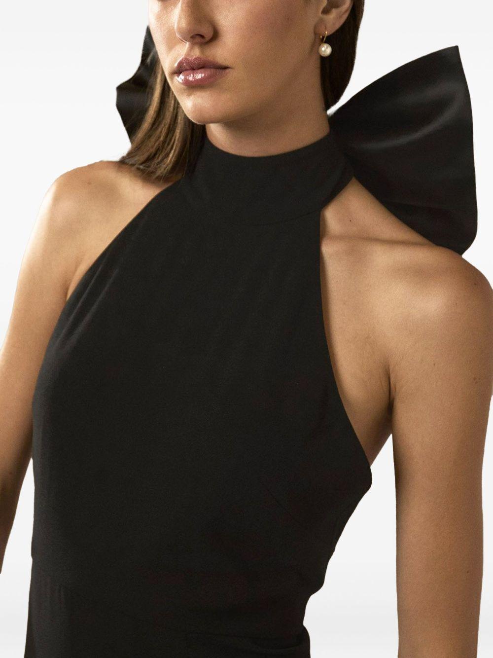 bow-detail halterneck dress Product Image