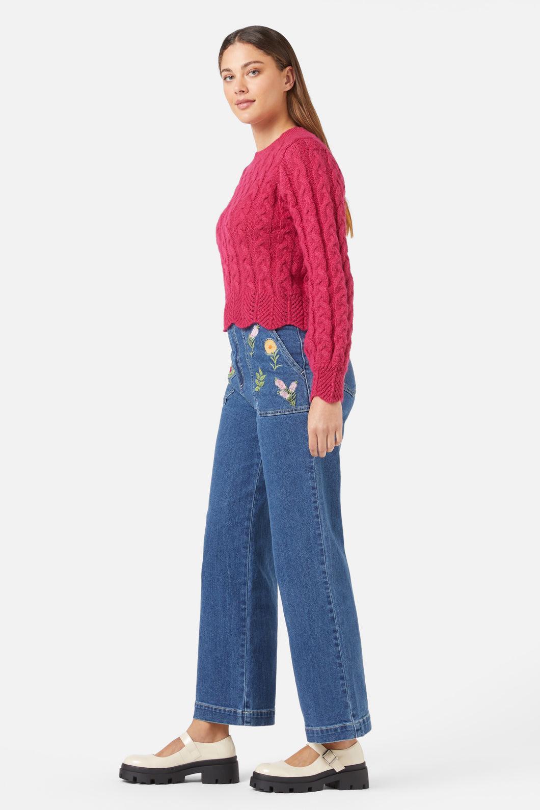 Sandy Sweater Raspberry Product Image