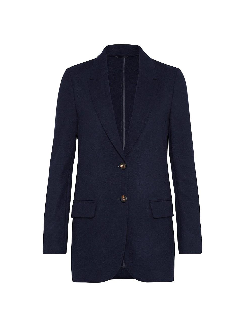 Womens Cashmere Jersey Deconstructed Blazer Product Image