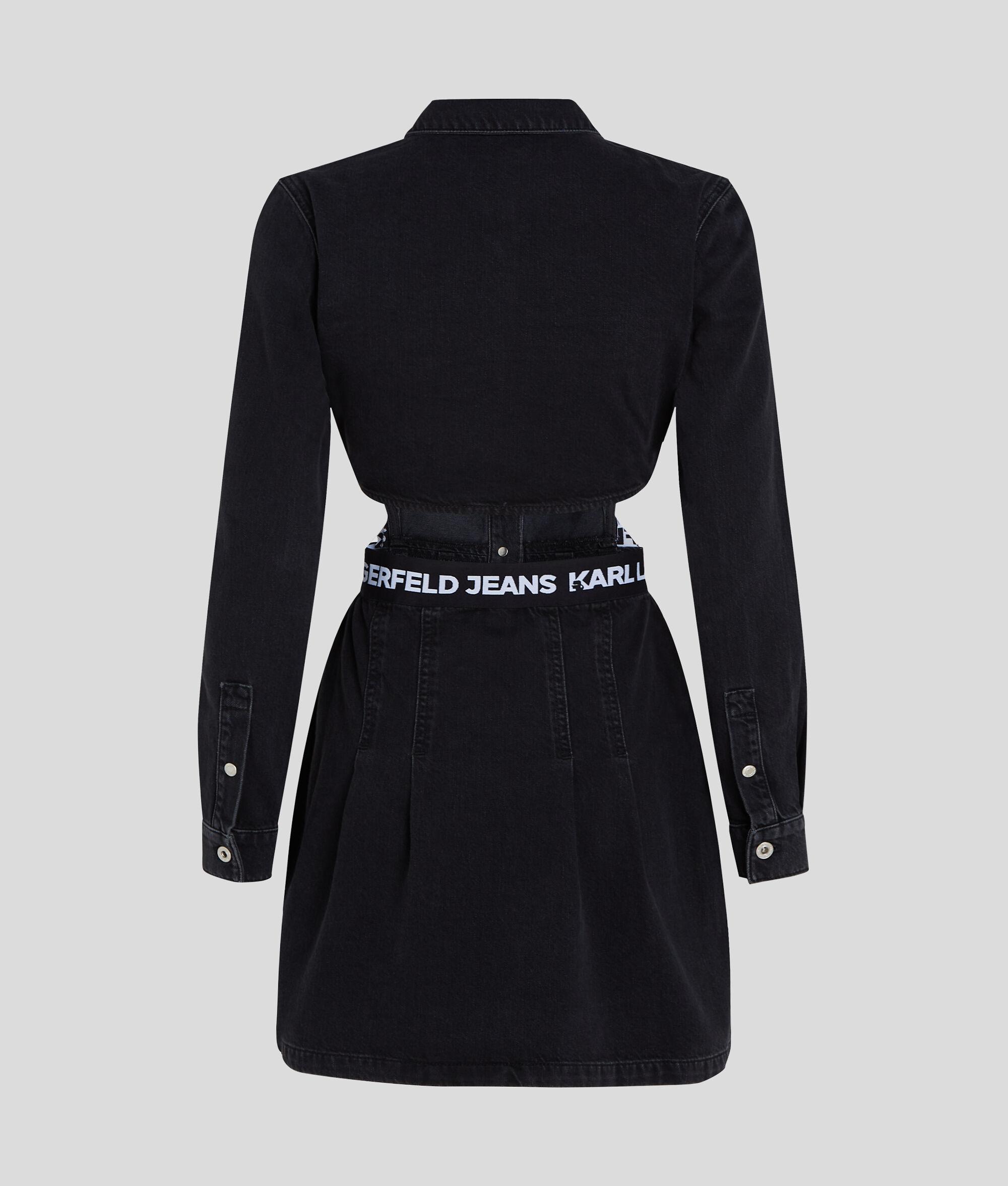 DENIM CUTOUT DRESS Product Image