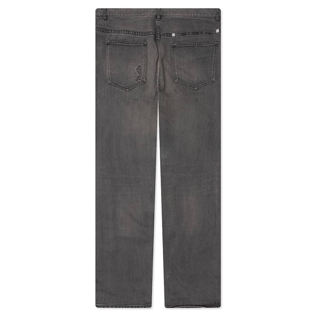 Distressed Denim Trousers - Black Male Product Image