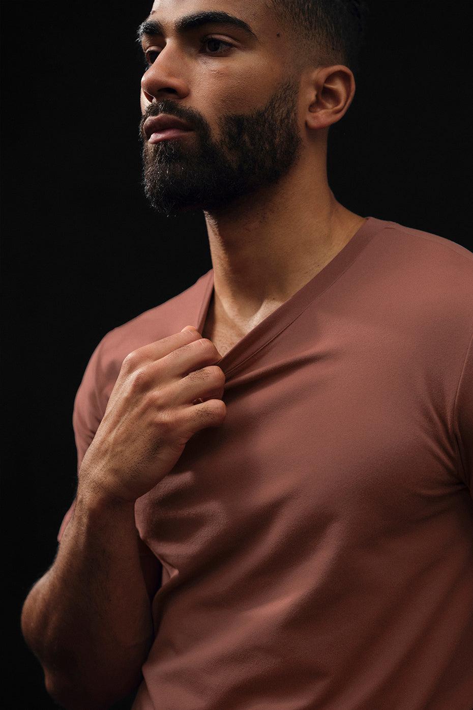 Conquer Reform Crewneck Short Sleeve - Chestnut Product Image