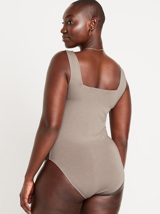 Square-Neck Tank Top Bodysuit Product Image