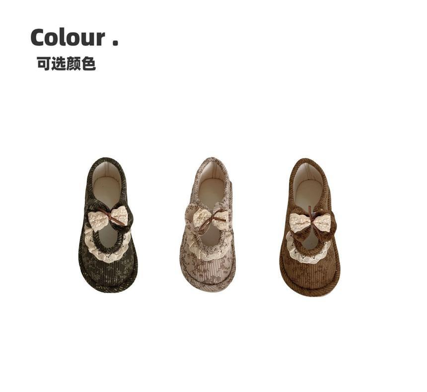 Floral Bow Slip-Ons Product Image