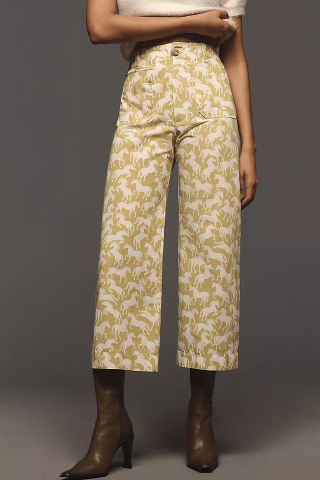 The Colette Cropped Wide-Leg Pants by Maeve Product Image