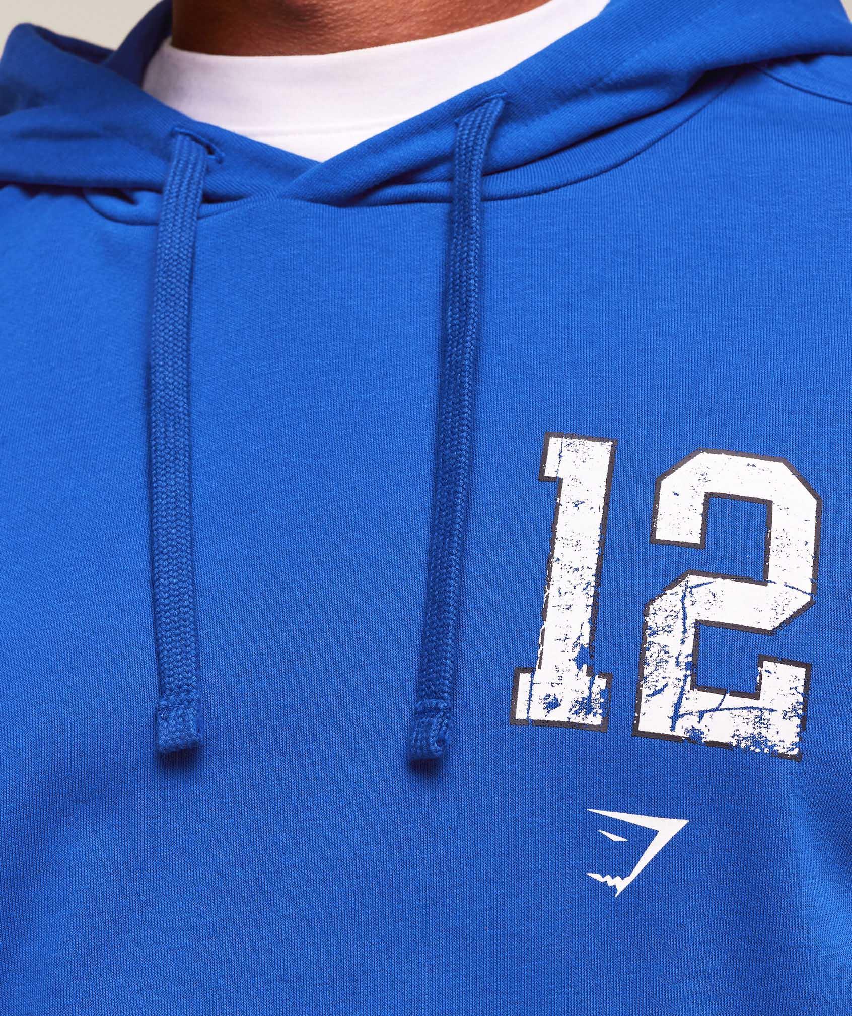 Gymshark Campus Hoodie - Athletic Blue Male Product Image