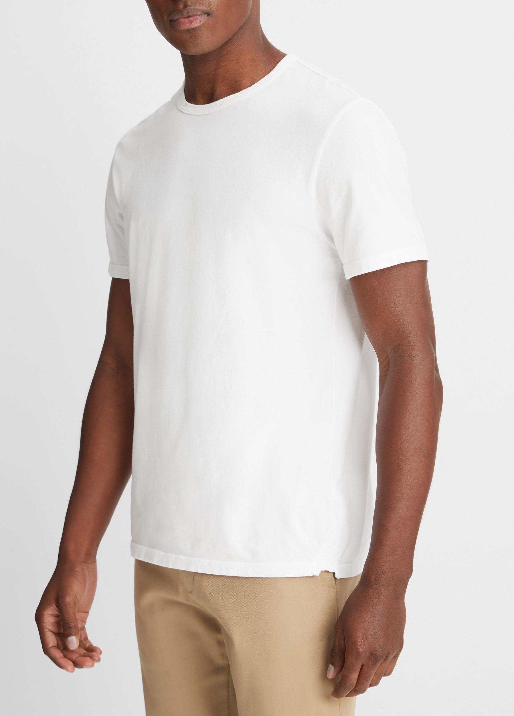 Mens Garment Dye Cotton T-Shirt Vince Product Image