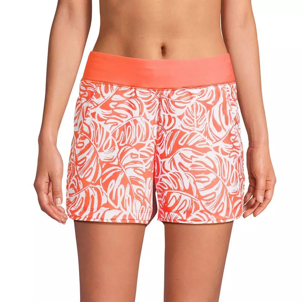 Women's Lands' End 3" Quick Dry Swim Shorts With Panty, Size: 14, Deep  Blue Product Image