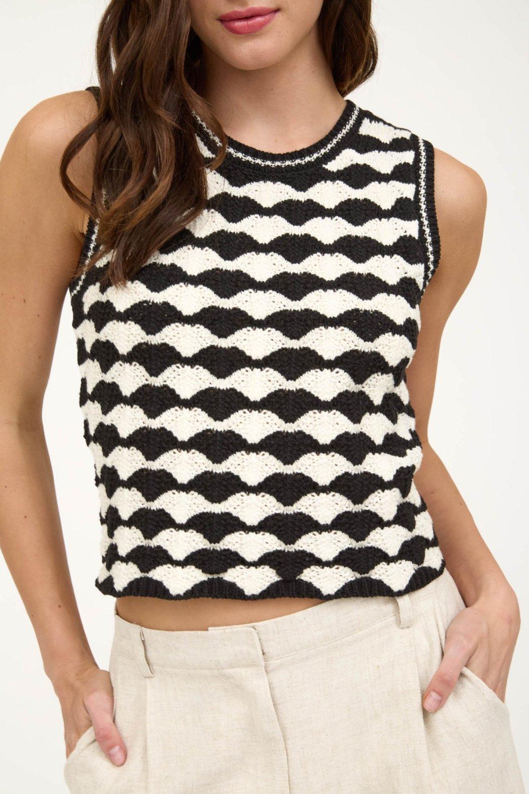 Scallop Sweater Vest Product Image