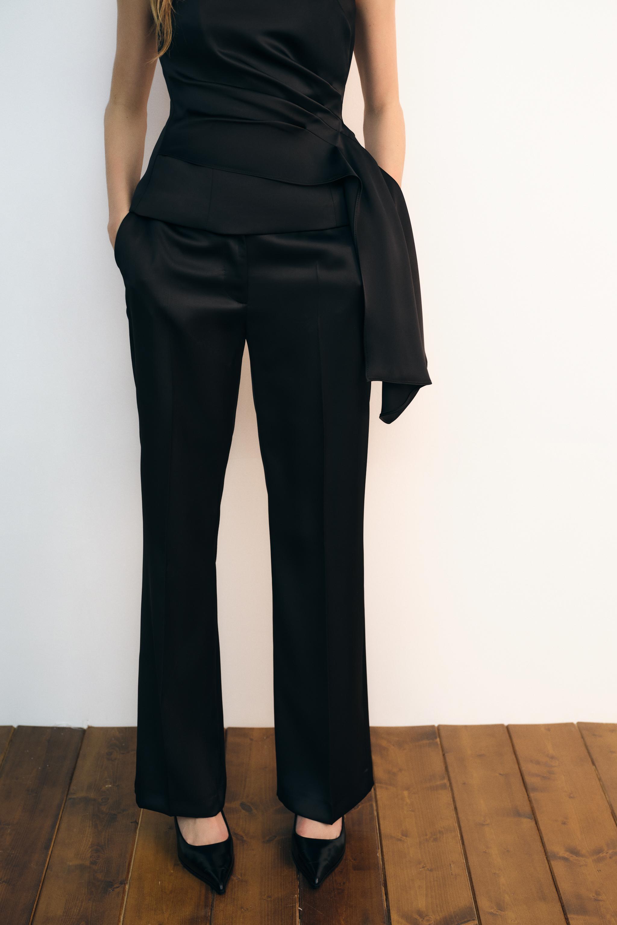 PLEATED SATIN EFFECT TOP Product Image