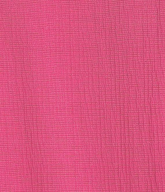 Calvin Klein Mixed Media Short Puff Sleeve Top Product Image