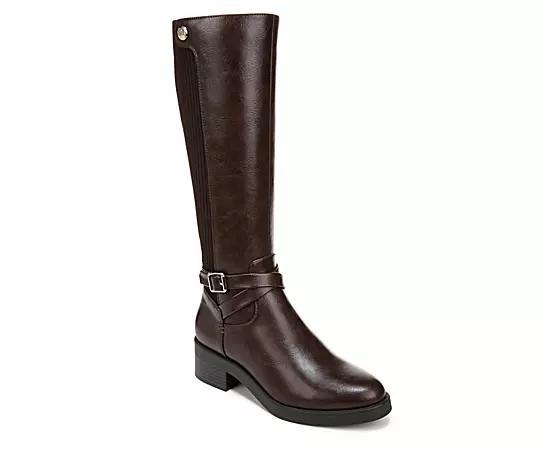 LifeStride Brittany Women's Tall Riding Boots in Regular and Wide Calf, Size: 10 Wide, Brown Product Image