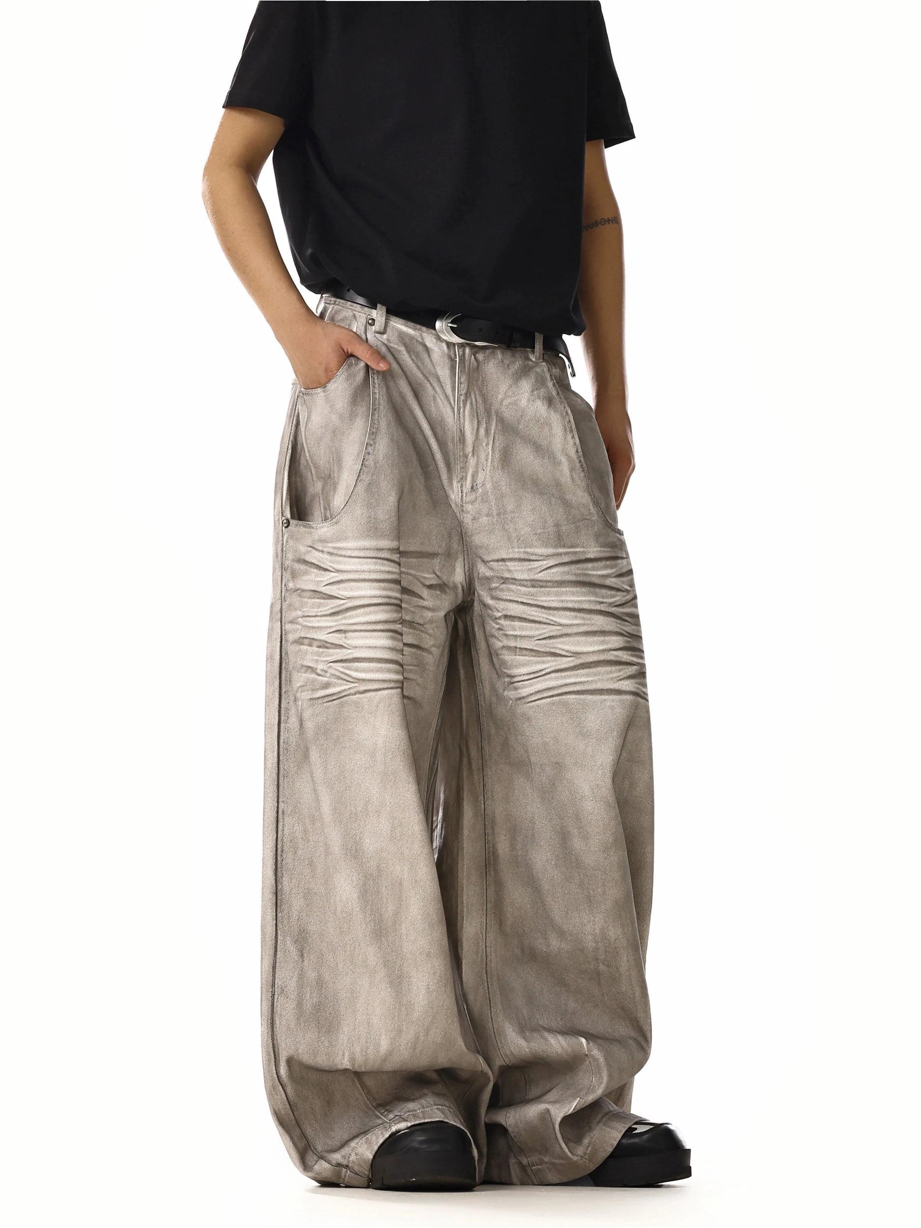RT No. 18208 LIGHT GRAY HEAVY JEANS Product Image