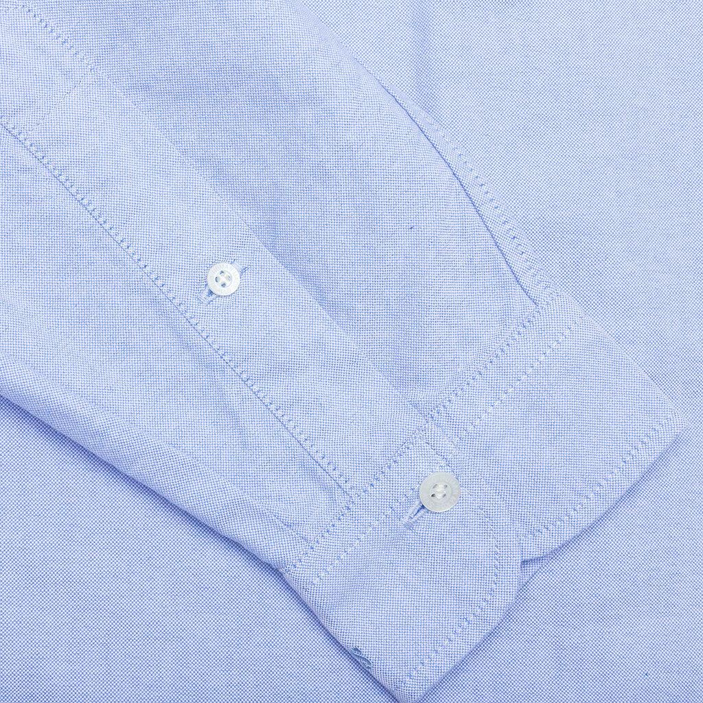 Oxford B.D L/S Shirt - Blue Male Product Image
