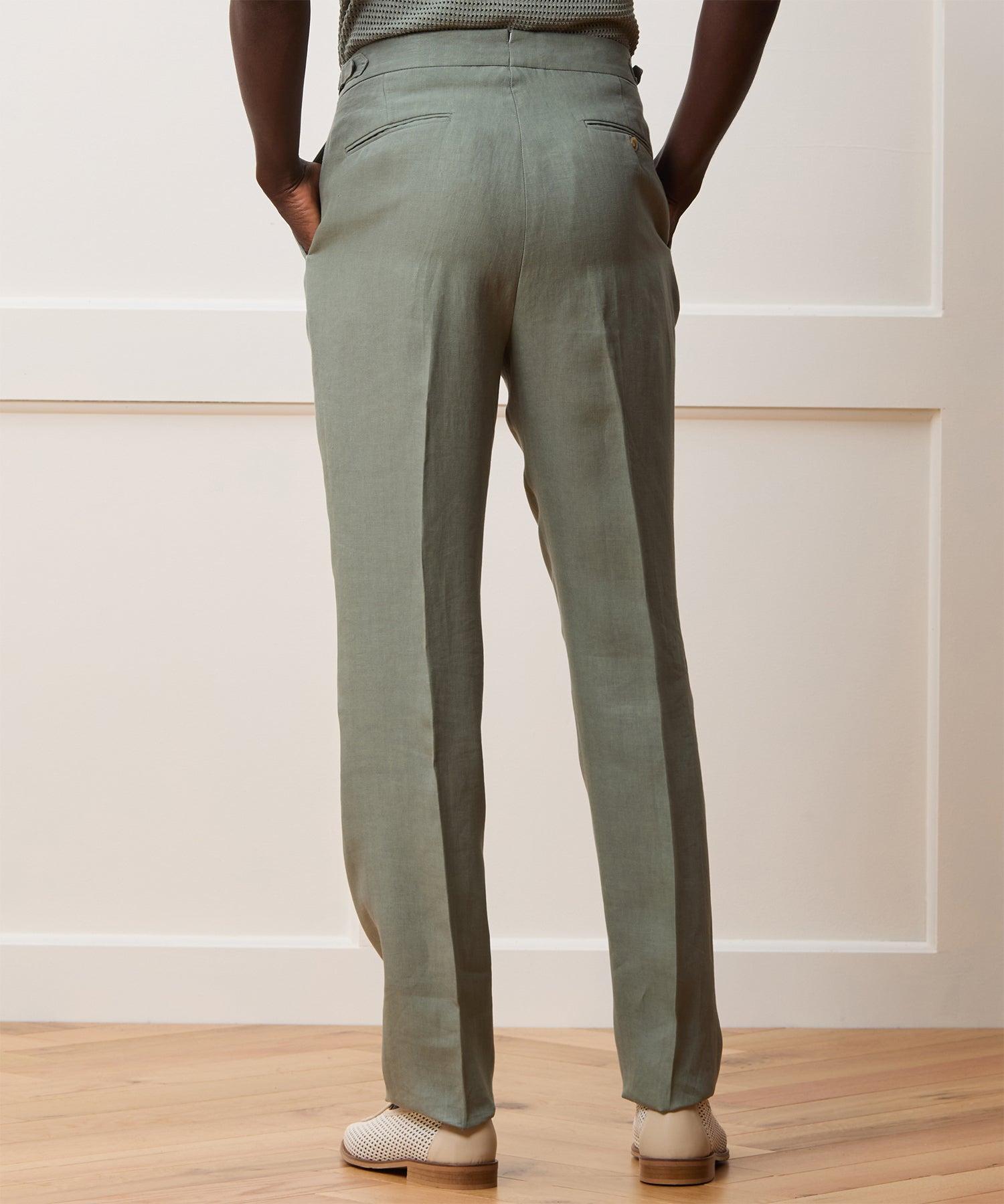 Italian Linen Double-Breasted Suit Product Image