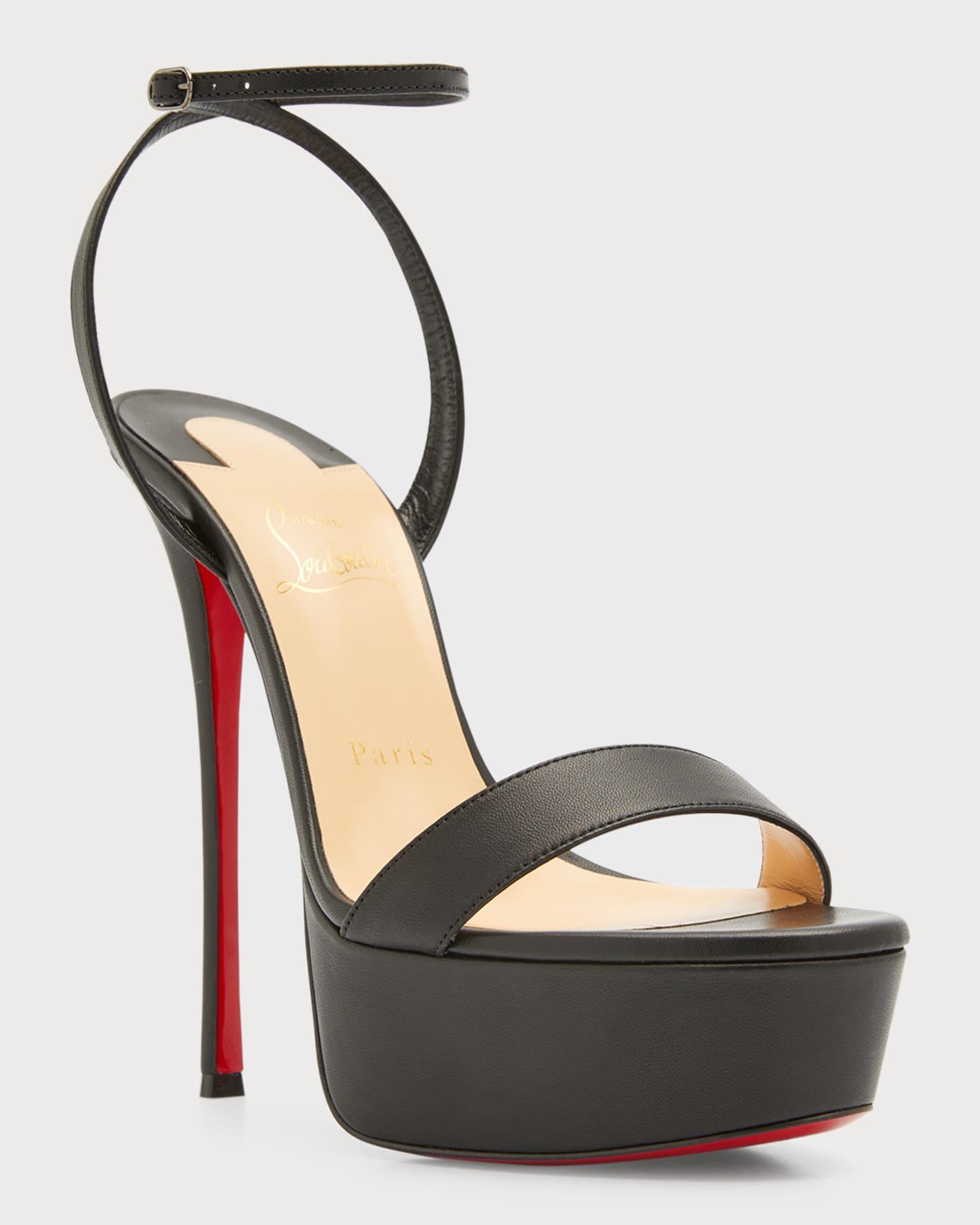 Loubi Queen Red Sole Platform Sandals Product Image