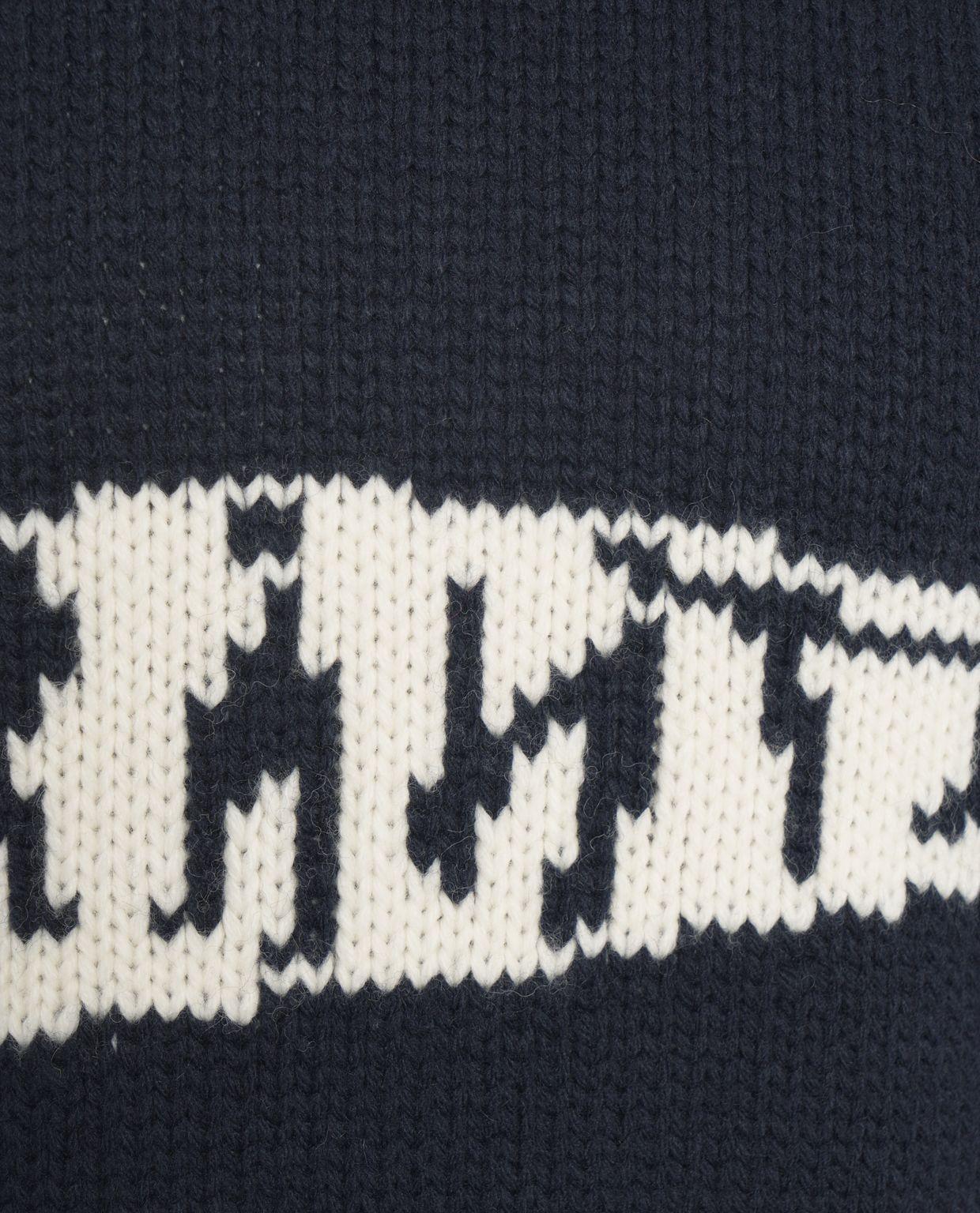 Sweater with intarsia logo Product Image