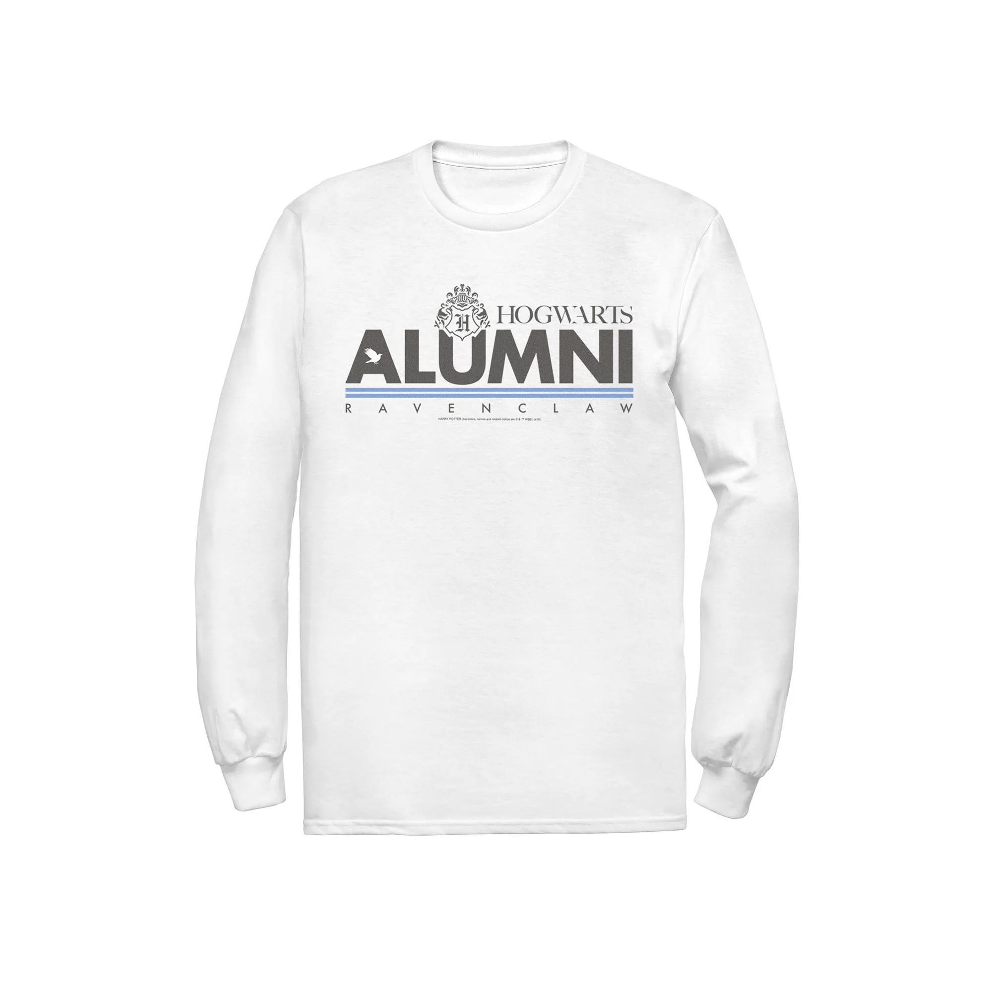 Men's Harry Potter Hogwarts Alumni Ravenclaw Long Sleeve Tee, Size: Large, White Product Image