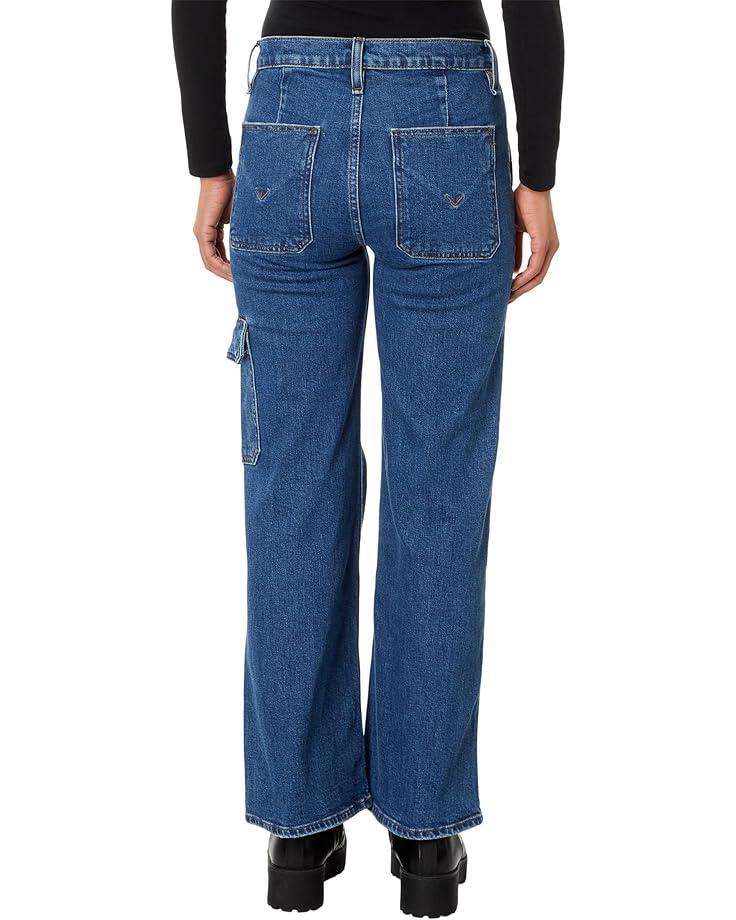 Meg High-Rise Fab Ab Wide Leg Raw Hem in Milestone Product Image