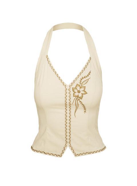 Gustavo Top Beige Product Image