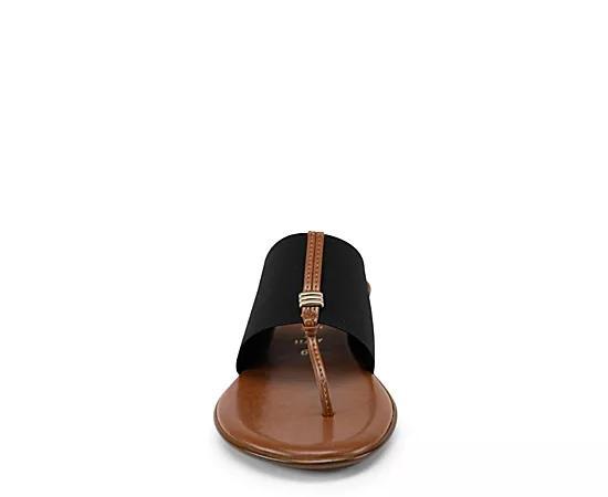Italian Shoemakers Afia Women's Thong Sandals, Size: 7, Black Product Image