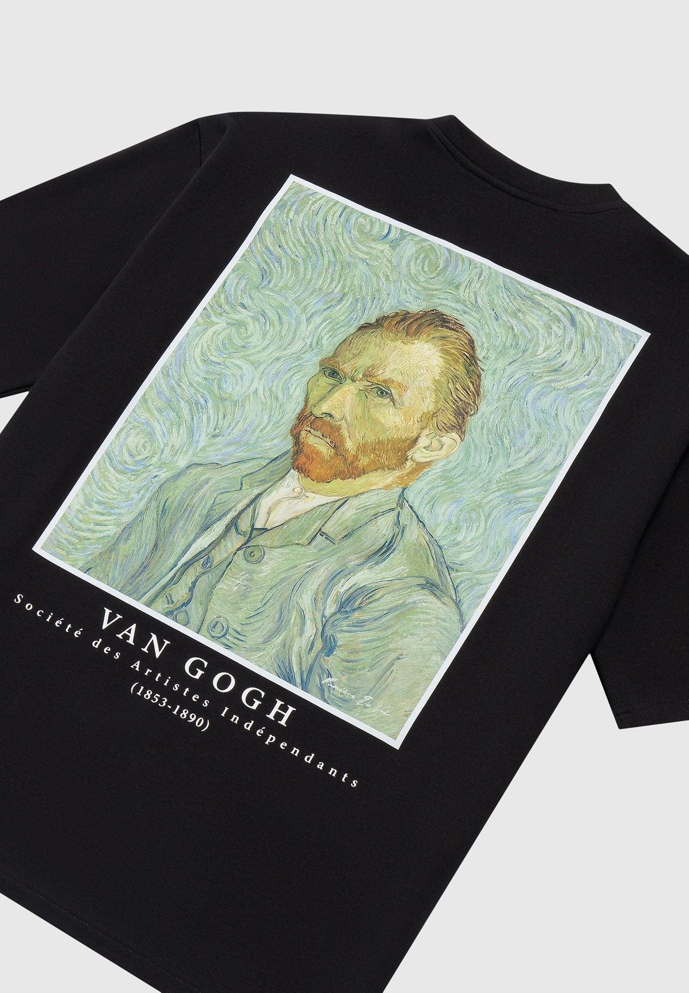 Van Gogh Self Portrait T-Shirt - Black Male Product Image
