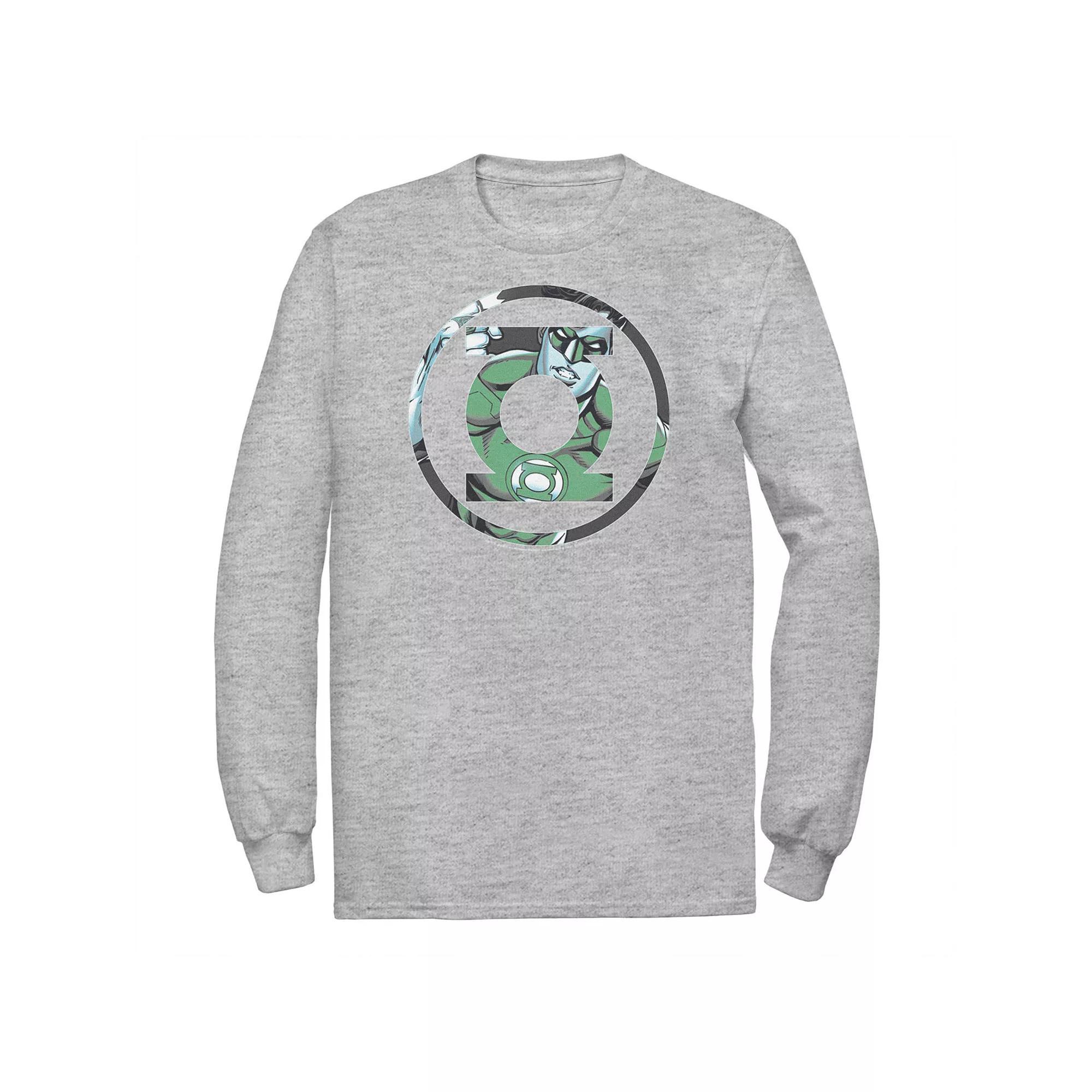 Mens DC Comics Green Lantern Face Logo Tee Product Image