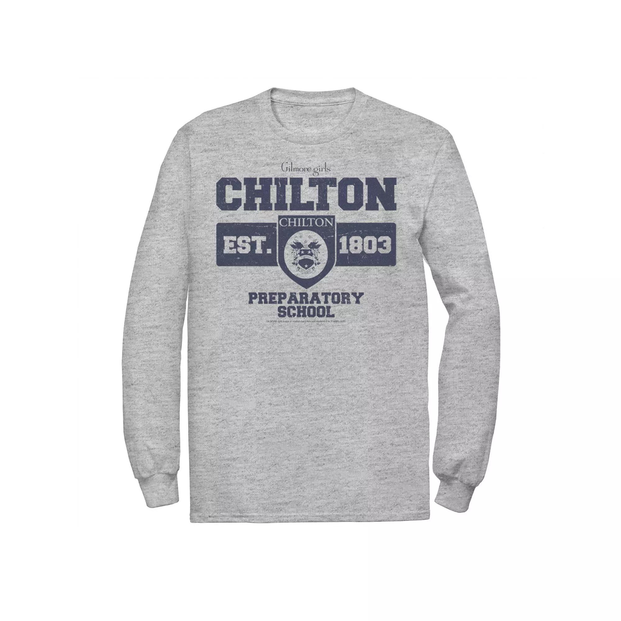 Men's Gilmore Girls Chilton Preparatory School Est. 1803 Tee, Size: Small, Athletic Grey Product Image