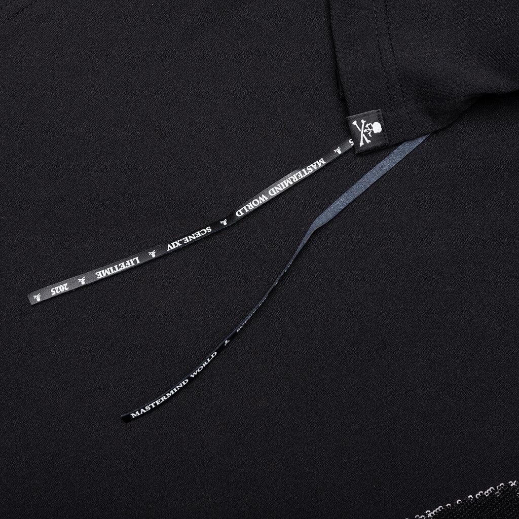 Football V-Neck Jersey T-Shirt - Black Male Product Image