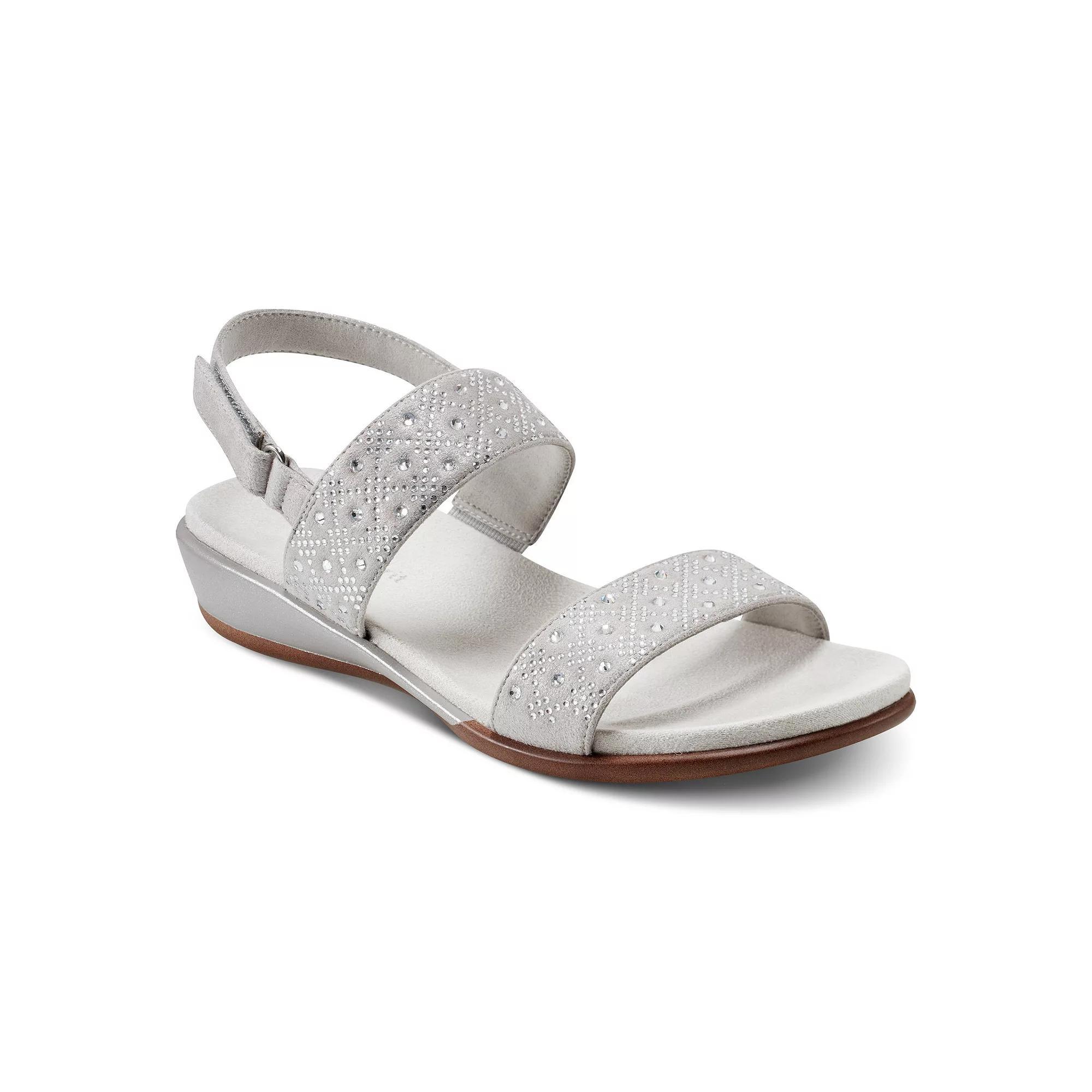 Easy Spirit Haisley Women's Slingback Sandals, Size: 8 N, Silver Shimmer Product Image