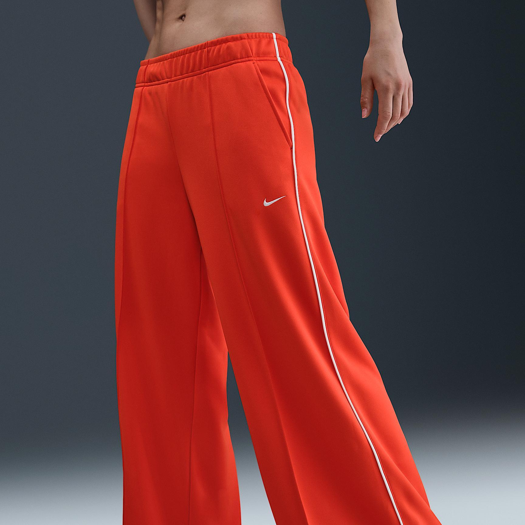 Nike Sportswear Women's Mid-Rise Wide-Leg Track Pants Product Image