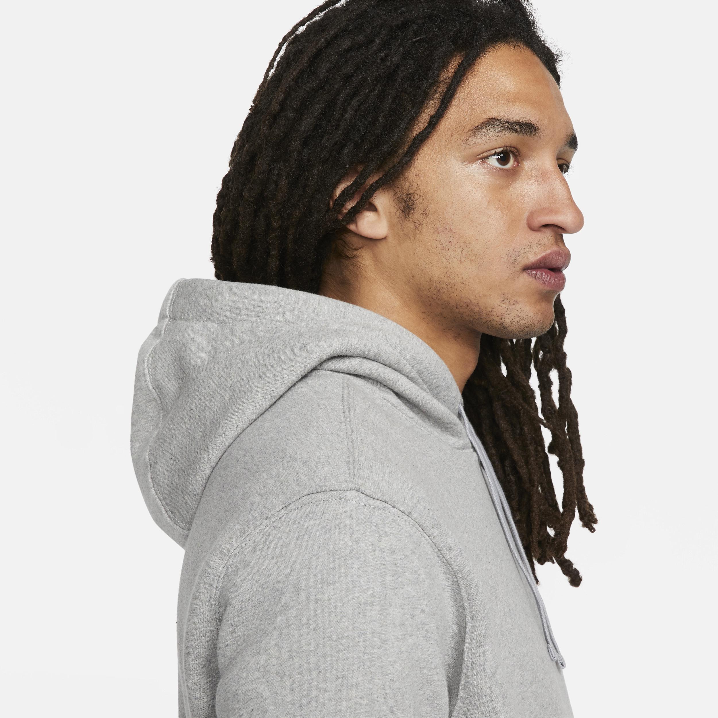 Mens Nike Sportswear Club Fleece Pullover Hoodie Dark Gray Grey Product Image