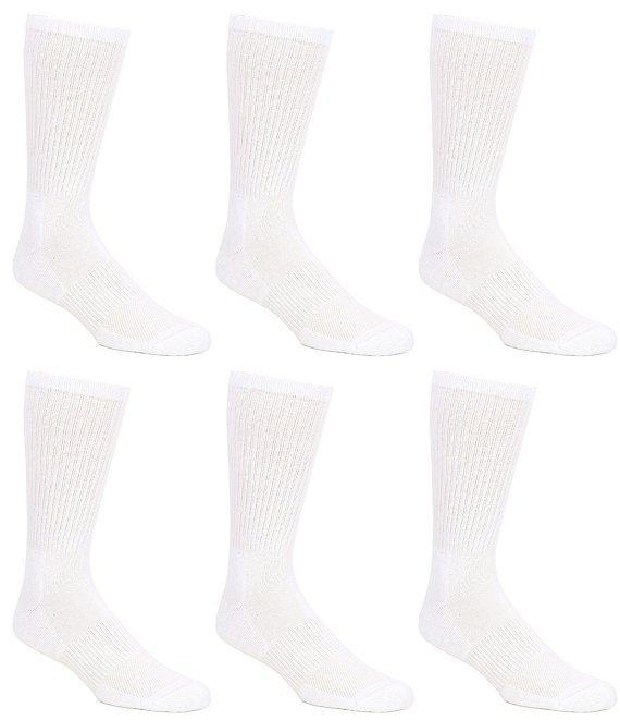 Gold Label Roundtree & Yorke Sport Performance Crew Athletic Socks 6-Pack Product Image