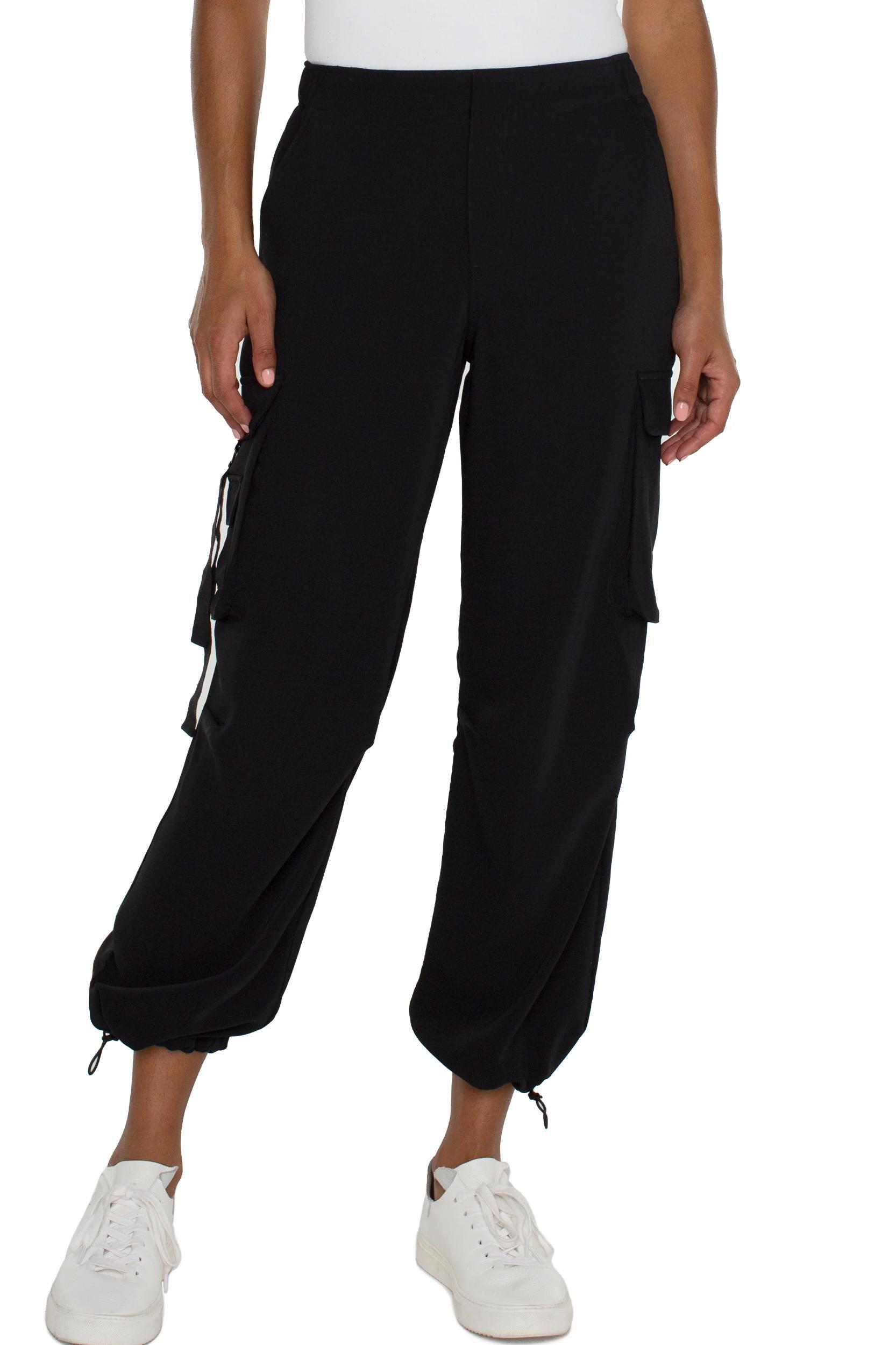 Cinch Hem Parachute Cargo Pants Product Image
