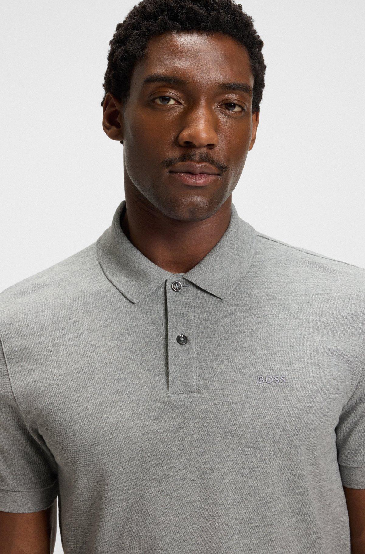 Pallas polo shirt in cotton piqué with logo details Product Image