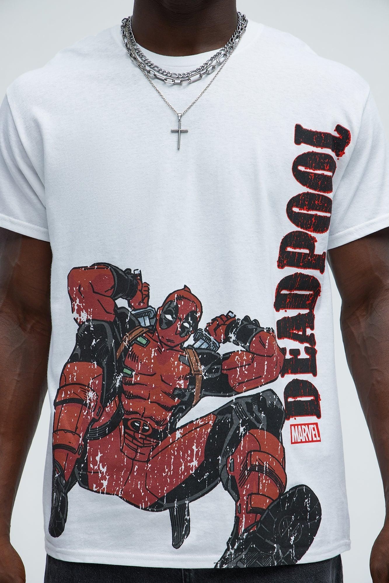 Deadpool Reflect Short Sleeve Tee - White Product Image