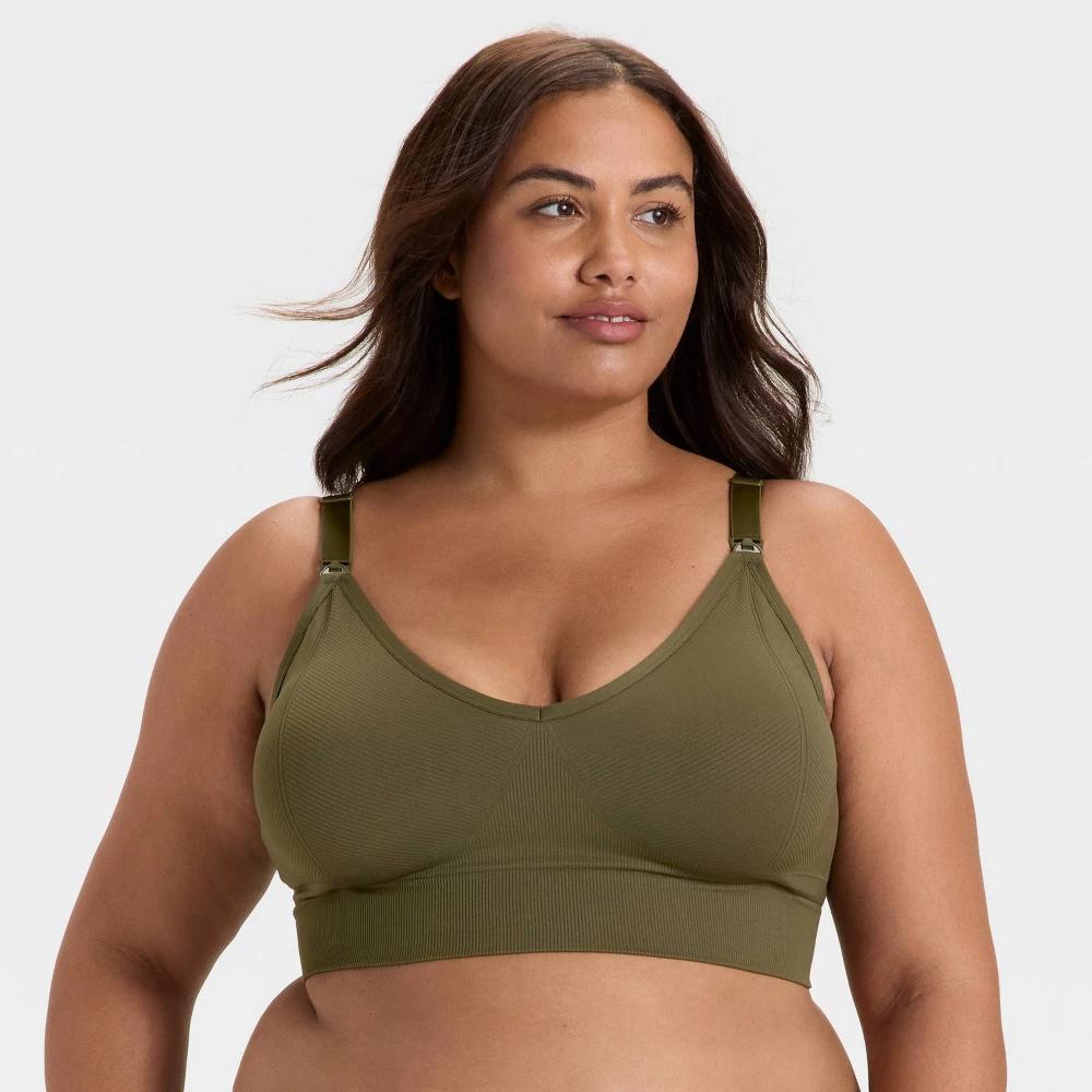 Women's Seamless Light Support Nursing Sports Bralette - Auden™ Product Image