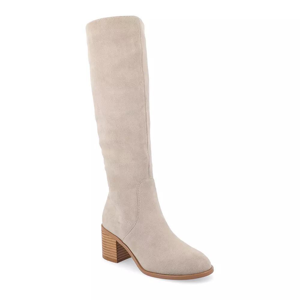 Journee Tru Comfort Foam™ Women's Romilly Calf Boots, Size: 12 W Wc, Grey Product Image