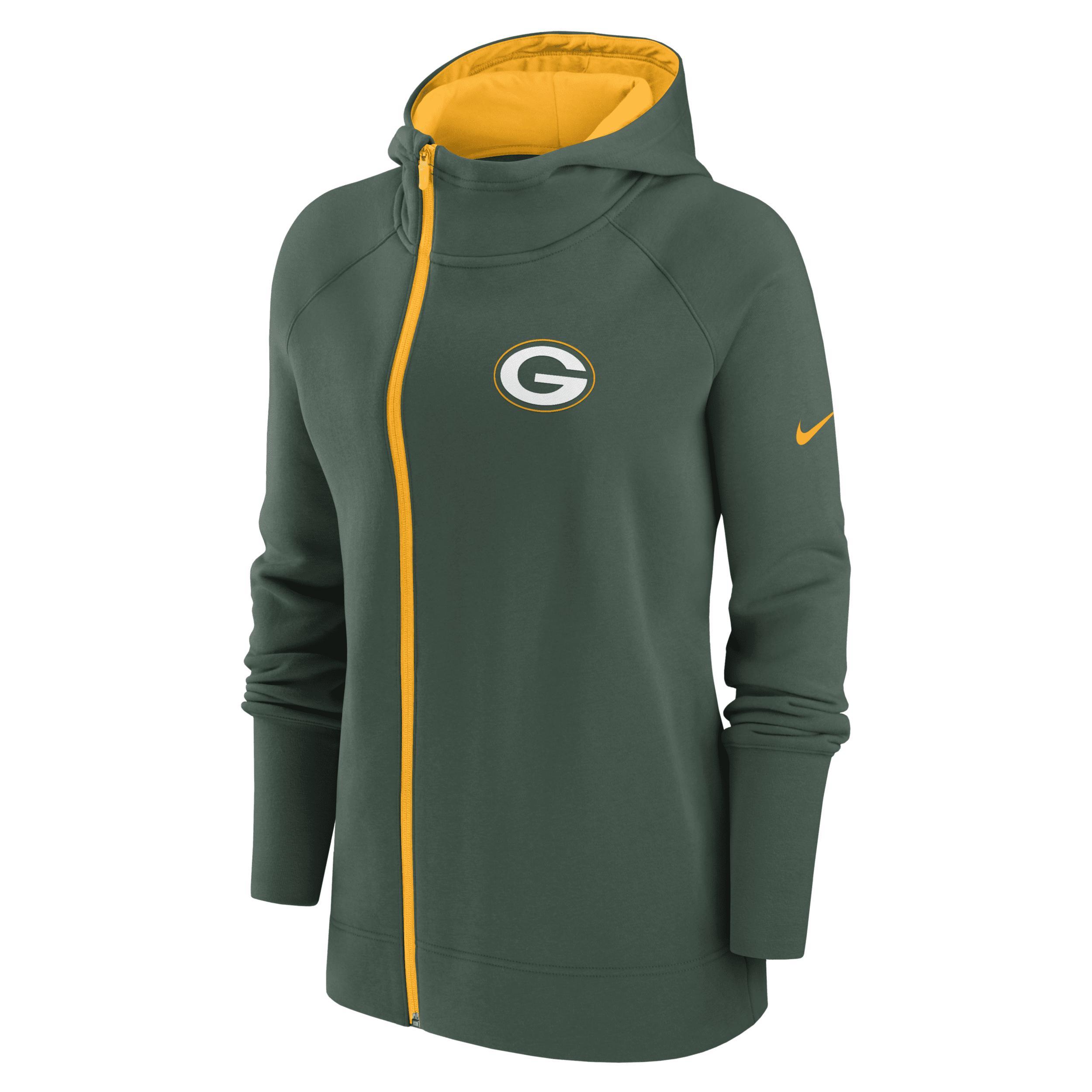 Women's Nike  Powder Blue Los Angeles Chargers Asymmetrical Raglan Full-Zip Hoodie, Size: XL, Light Product Image