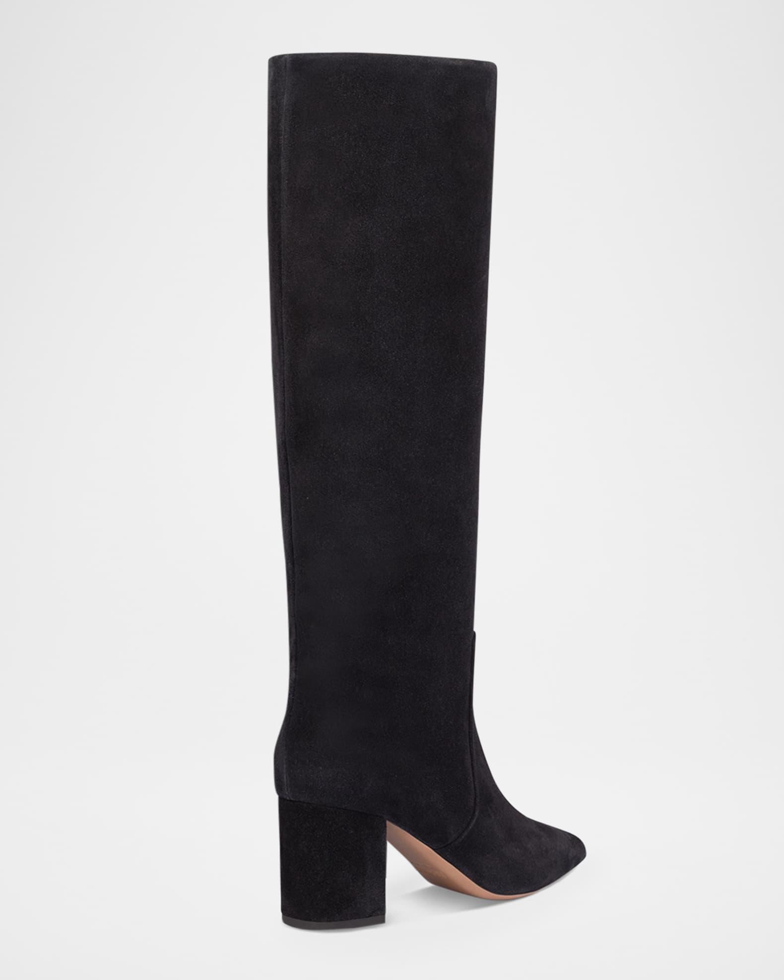Anja Suede Knee-High Boots Product Image