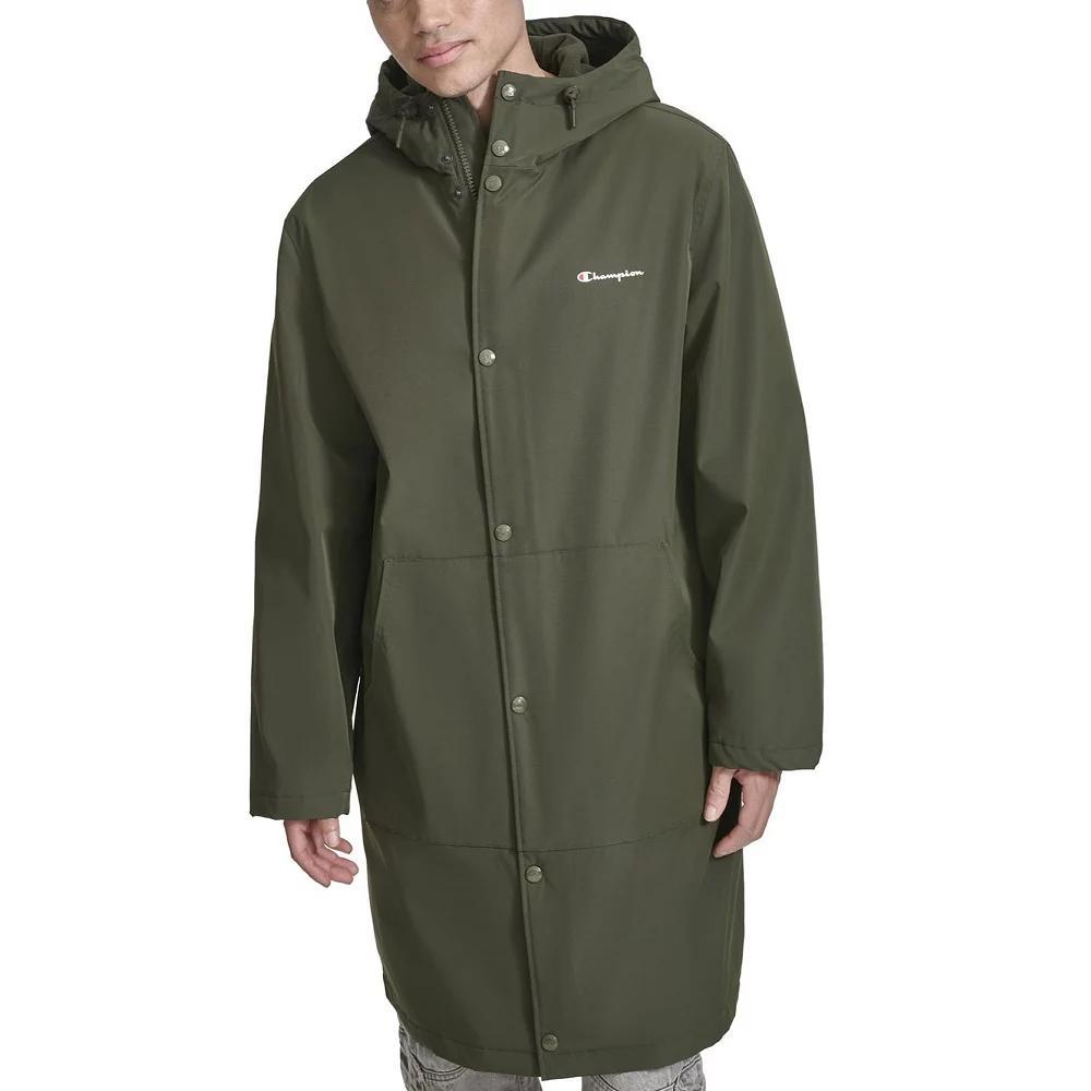 Men's Champion® Stadium Jacket With Fleece Lining, Size: Medium, Green Night Product Image