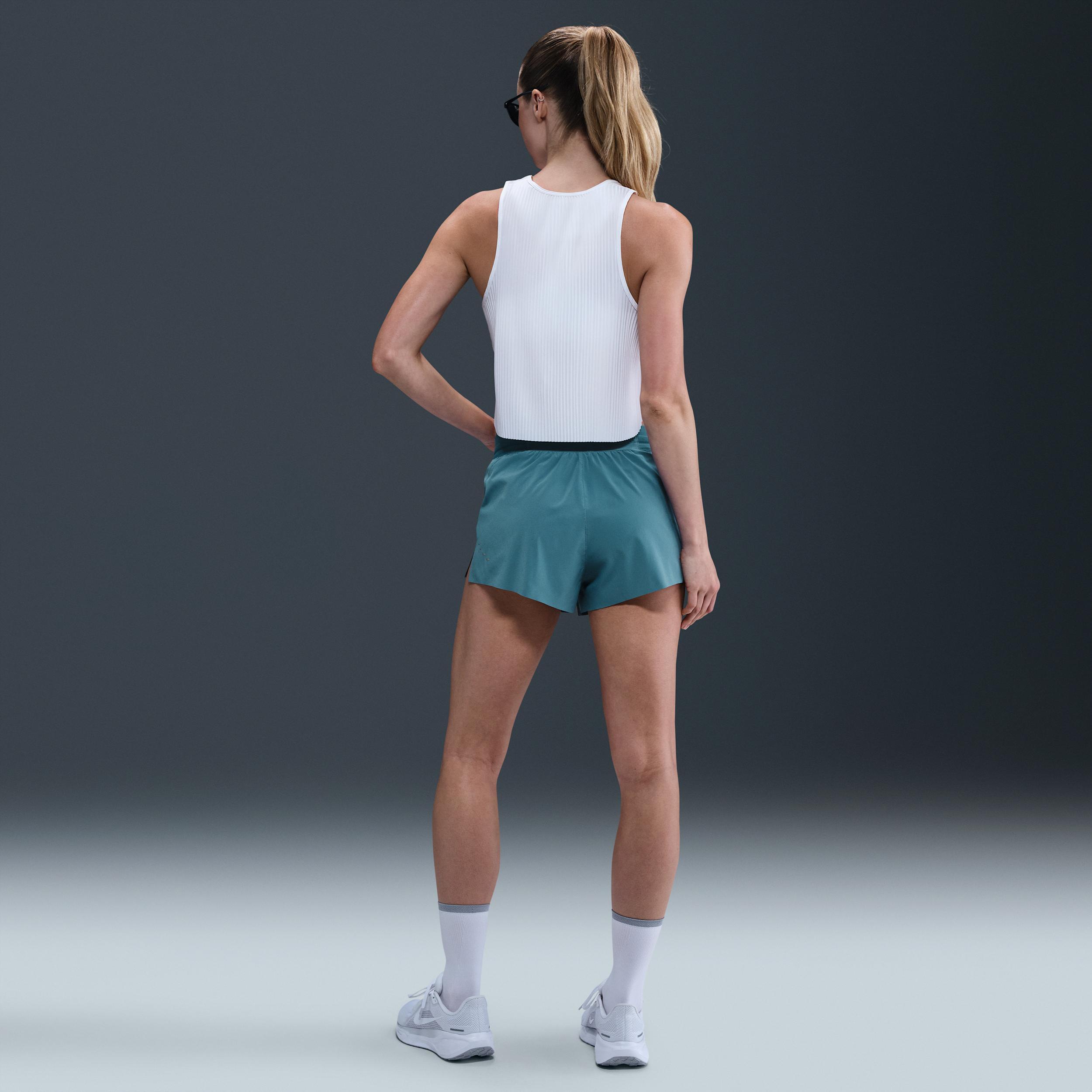 Nike Women's Swift Dri-FIT Mid-Rise 2.5" Brief-Lined Running Shorts Product Image